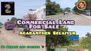 COMMERCIAL Land  for sale in Agaramthen Selaiyur| East Tam| Corner plot| Nr from Eastern Bypass 