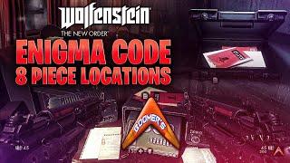 Wolfenstein The New Order - Enigma Code 8 Piece Locations