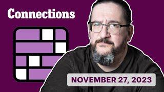 Doug Plays the 11/27 Connections (New York Times Word Game)