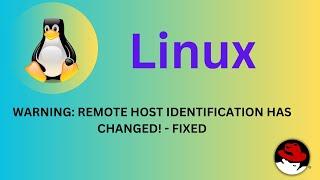 REMOTE HOST IDENTIFICATION HAS CHANGED! - Fixed |   #nscloudacademy  #linux  #linux_tutorial