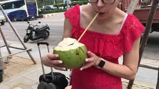 Loonurm Family Travels - Tai reis 21.02.18 Jomtien Beach coconut