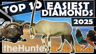 TOP 10 EASIEST DIAMONDS & HOW TO HUNT THEM in Call of the Wild 2025!!!