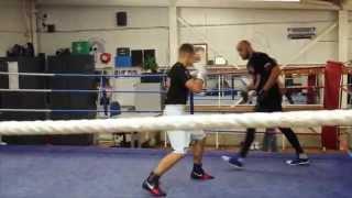 FEDOR CHUDINOV EXPLOSIVE PAD WORKOUT AHEAD OF WBA WORLD TITLE SHOWDOWN WITH FRANK BUGLIONI