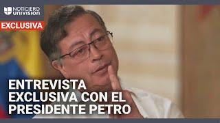 Entrevista completa al presidente de Colombia, Gustavo Petro, tras la crisis diplomática con Trump