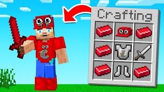 Crafting SLOGO MERCH In Minecraft!