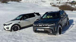 New Duster 2024 Snow Off Road vs Land Rover Discovery Sport