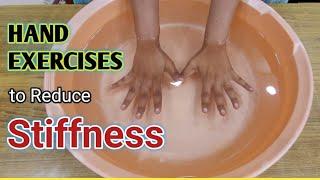 Finger and Hand Exercises to reduce stiffness | Hand Arthritis Exercises | water exercises