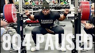 1000 Kilos Part 10: 804 Pound Paused Squat (365 Kg)