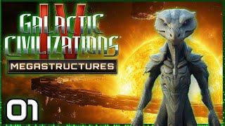 Let's Play Galactic Civilizations 4 IV: Megastructures | Sauros Gameplay Episode 1: The Dyson Sphere