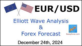 EUR USD Elliott Wave Analysis | Forex Forecast | December 24, 2024 | EURUSD Analysis Today