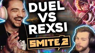 I Accidentally Qeueued into Rexsi in Duel in SMITE 2...