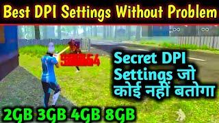 Best DPI Setting Free Fire | Perfect Dpi For 2GB 3GB 4GB 8GB | Good Or Bad #shorts