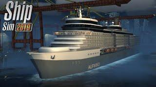 Ship Sim 2019: BIGGEST Cruise Ship between DANGEROUS  Rocks