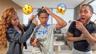 QJ Finally CUT OFF All Of HIS LOCS *New Look Revealed* 