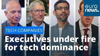 Tech companies: Executives under fire for tech dominance