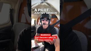 DO NOT become a pilot if… | My advice for future pilots! #aviation #flighttraining