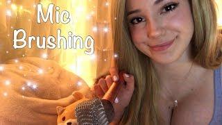 ASMR  Mic Brushing and Intense Whispering (relaxing whispering)