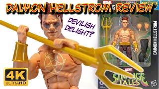 Daimon Hellstrom Unboxing Review Hellstorm Hasbro Marvel Legends Blackheart BAF Strange Tales Wave