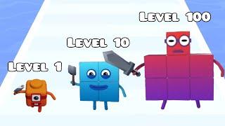 MAX LEVEL in Merge Number Cube: Fam Run! - Walkthrough Game Android, iOS