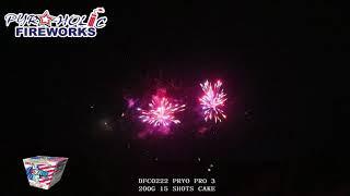 DFC0222 PYRO PRO 3 15 SHOTS CAKES/200G CAKE/ CONSUMER CAKES