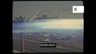 1960s, 1970s LAX Airport, Theme Building, USA, 35mm