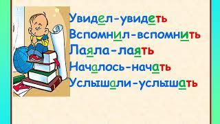 4 класс. Урок русского языка. Правописание глаголов прошедшего времени