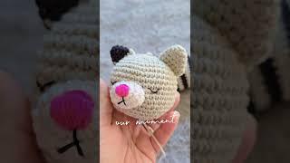 Котик сплюшка крючком. Связан на заказ.