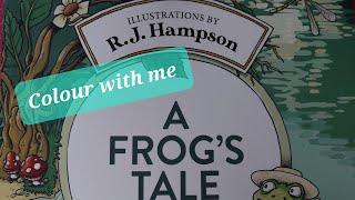 Colour with me wit Faber-Castell Black Edition pencils in 'A Frogs Tale' - Rest & Recreation