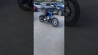 Синий на чёрном | УРАЛ кастом | Russian motorcycle #мотоцикл #урал #уралкастом