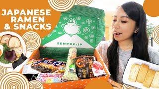 Zenpop Unboxing: Trying Japanese Ramen & Sweets (A Subscription Box Taste Test)