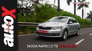 Skoda Rapid 1.0 TSI Automatic Review: First Drive  | autoX