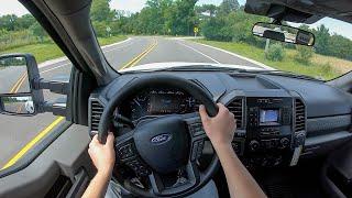 2021 Ford F-350 6.7 Powerstroke Dually - POV Test Drive (Binaural Audio)