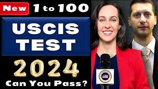 US Citizenship Test 2024-2025 (Easy 2X USCIS Answers) USCIS Interview, Examen Ciudadania Americana