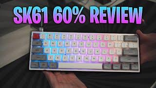 SK61 60% Mechanical Keyboard Review (WITH GAMEPLAY)