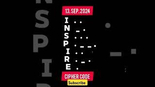 #13sep Daily Cipher-Code for 1 m Coins Today | Hamster Kombat Daily Cipher 13 September Cipher Code