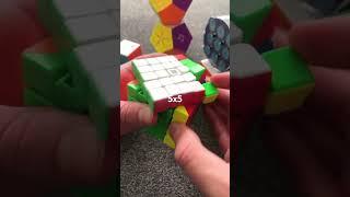 Rubik’s cubes 1x1-11x11