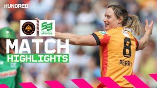 Perry & Mandhana BATTLE in tense finish!  Birmingham Phoenix v Southern Brave Highlights