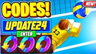 ️New️ ALL WORKING UPDATE 24 CODES For Volleyball Legends - Roblox Volleyball Legends