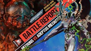 **NEW CODEX** Necrons vs Adeptus Mechanicus | Warhammer 40K Battle Report