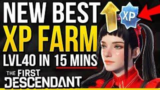 The First Descendant - NEW BEST XP FARM! Lvl 40 In 15 Minutes!