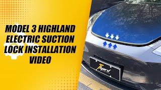 Model 3 Highland Electric Suction Soft Closing Lock Installation Video