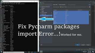 Pip installed packages not showing in Pycharm | Python packages in Pycharm | Fix