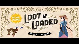 Loot N' Loaded by Gatwick Games - The Quick Draw Card Game with Toy Guns |  2-6 Players