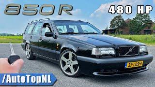 VOLVO 850 R 480HP REVIEW on AUTOBAHN [NO SPEED LIMIT] by AutoTopNL