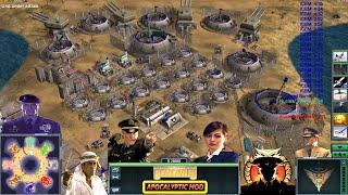 Supreme Commander vs 7 Random! C&C Generals Zero Hour Apocalyptic mod.