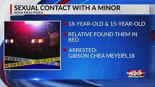 18-year-old facing charges of sexual contact with a child under 16