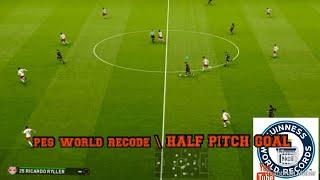 HALF PICTH GOAL |# shorts | world record in pes 2021| 9l gaming | 4u dudes | pes master