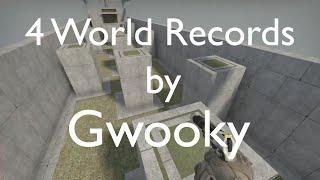 [CS:GO KZ] 4 World Records by Gwooky