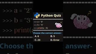 Can You Solve This Python Quiz? #feedshorts #coding #webcoding #python #pythontutorial #pythoncode