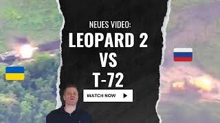 Leopard 2A6 vs T-72. Erstes Leopardvideo gegen Panzer aufgetaucht!